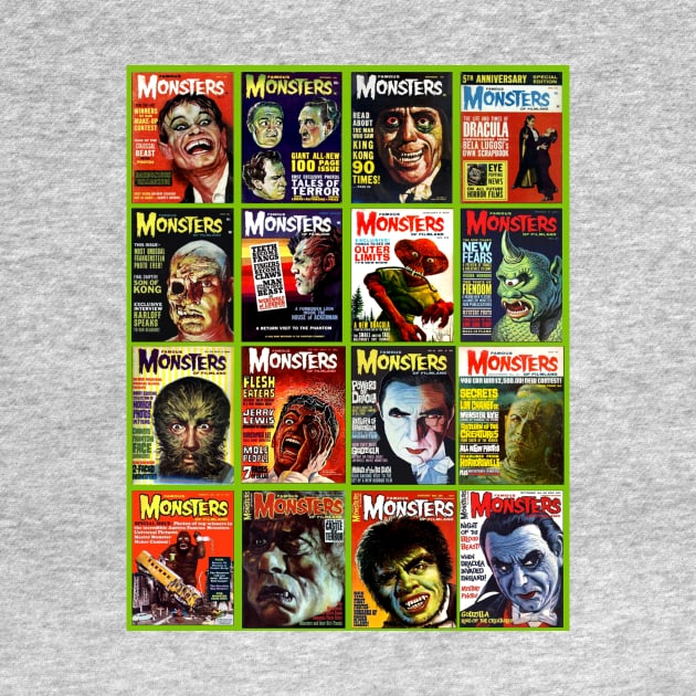 Famous Monsters Collage Series 2 by Starbase79